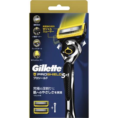 Держатель Gillette Proshield Manual с 2 запасными лезвиями Держатель для мужских бритв Держатель для мужских бритв