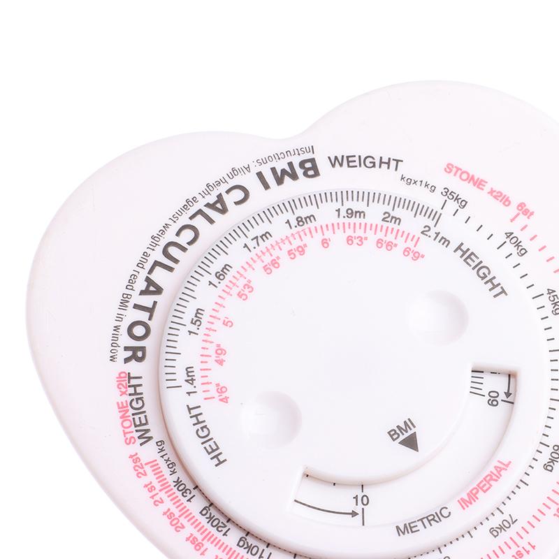 150 см/60 дюймов лента для измерения индекса массы тела в форме сердца, точная лента для измерения индекса массы тела, калькулятор индекса массы тела, измерительная линейка, портной, инструмент для проектирования одежды, измерительный инструмент