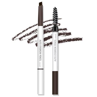 Карандаш для бровей Enesty Auto Dual Pencil Eyebrow 0,18 г, 02 темно-коричневый, 2 шт.
