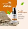 Сыворотка для лица с витамином С 15% L-аскорбиновой кислоты 30 мл Сыворотка для осветления и сияния кожи для мужчин и женщин Против темных пятен Легкая Нежирная Для ежедневного использования Дорожная