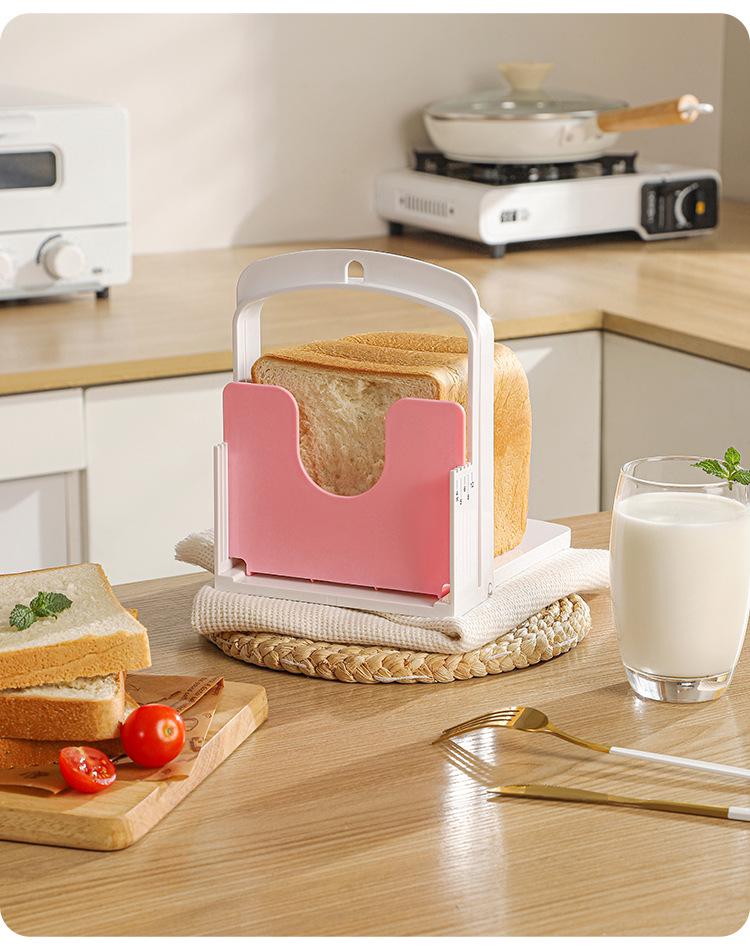 Foldable Japanese Bread Slicer: Toast & Sandwich Cutting Rack