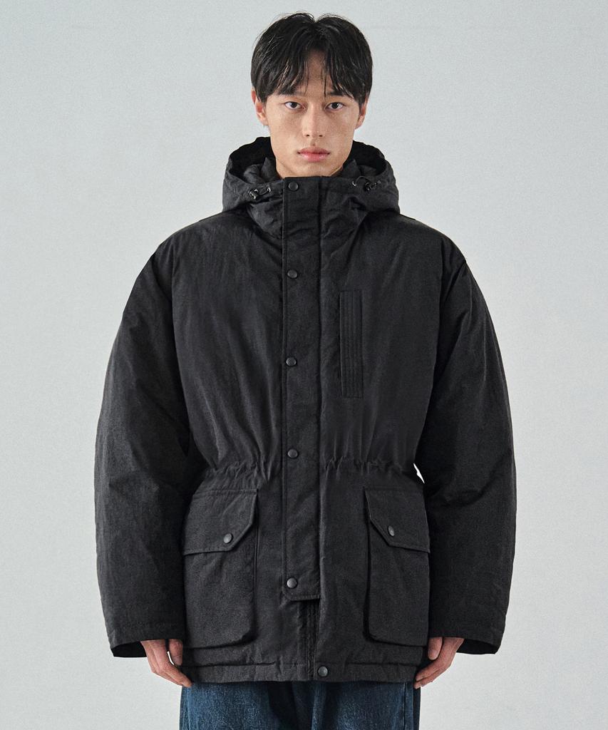 Парка с капюшоном Costume O’Clock Черный Coosjp049Black