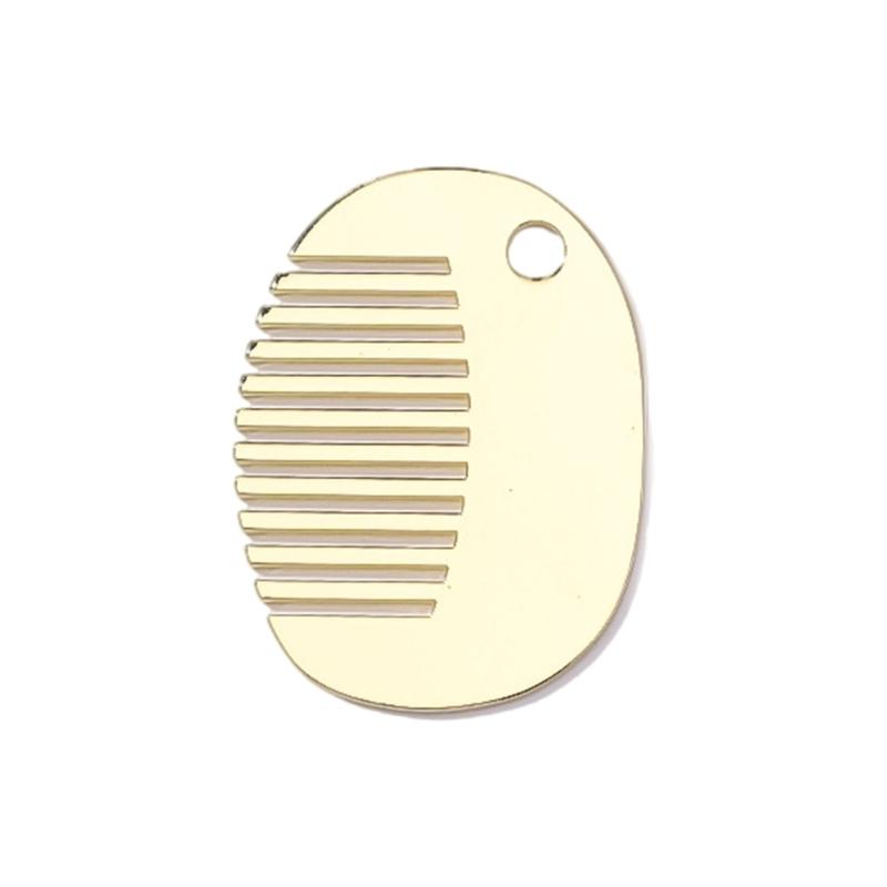 Модное мини-ожерелье-подвеска в виде расчески, портативная расческа для стильных женщин, инструмент для ухода за волосами, уникальные аксессуары