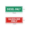 3 шт. наклейка на дизельный бензин для автомобиля с напоминанием о масляном баке, грузовике, тягаче, автомобиле, дизельном топливе, аксессуарах
