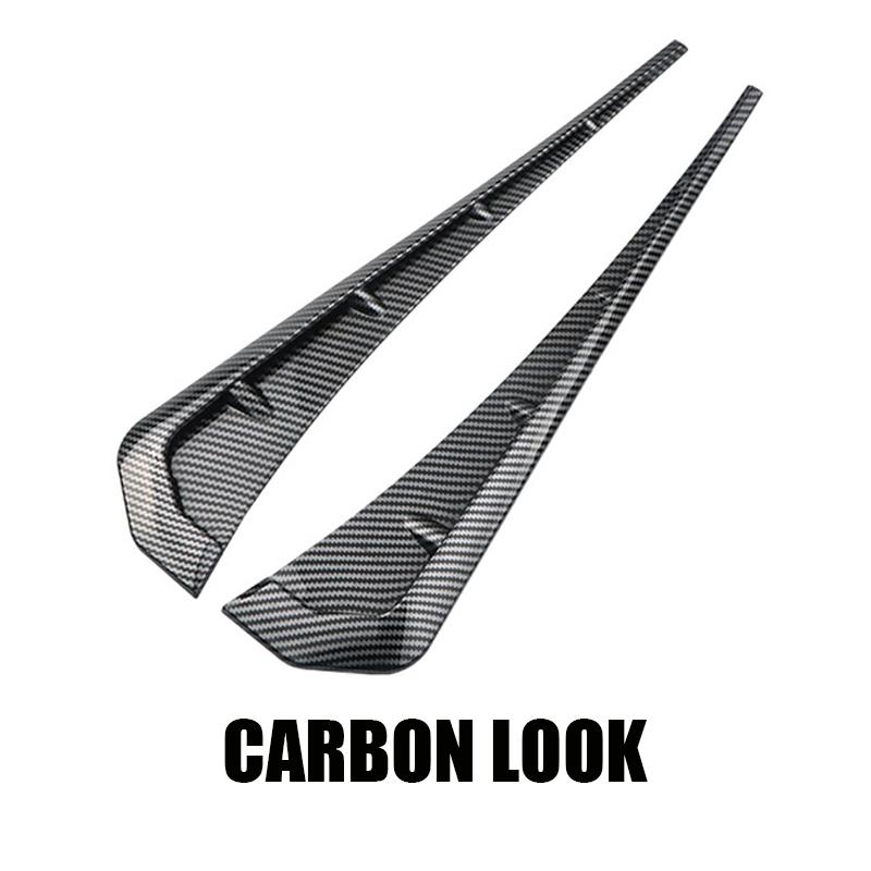 Подходит для 2016-2021 Honda Accessories Civic 10th Gen Переднее крыло Боковой воздухозаборник Карбоновый принт Черный