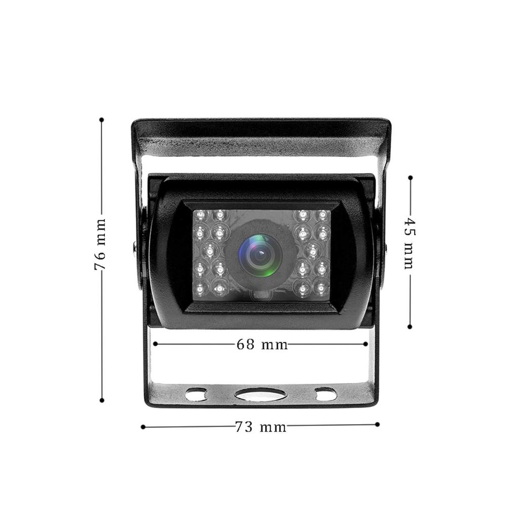 Antion Backup универсальная автомобильная камера для резервного копирования с углом обзора 120 градусов, оснащенная 18 инфракрасными регулируемыми квадратами, совместимая с тяжелым зеркальным терминалом