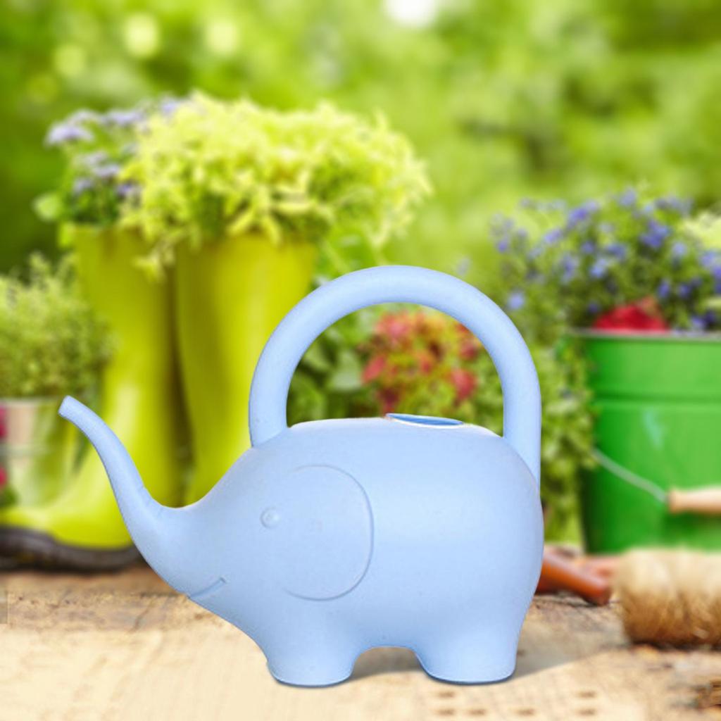 Garden Water Can Elephant Watering Can Portable Handle Comfortable Grip Animal