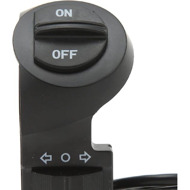Electric Bike Light Switch, 3 in 1 Ebike Spotlight Headlight On Off Lightweight Universal Control Tuning Horn Signal Light Switch for Electric