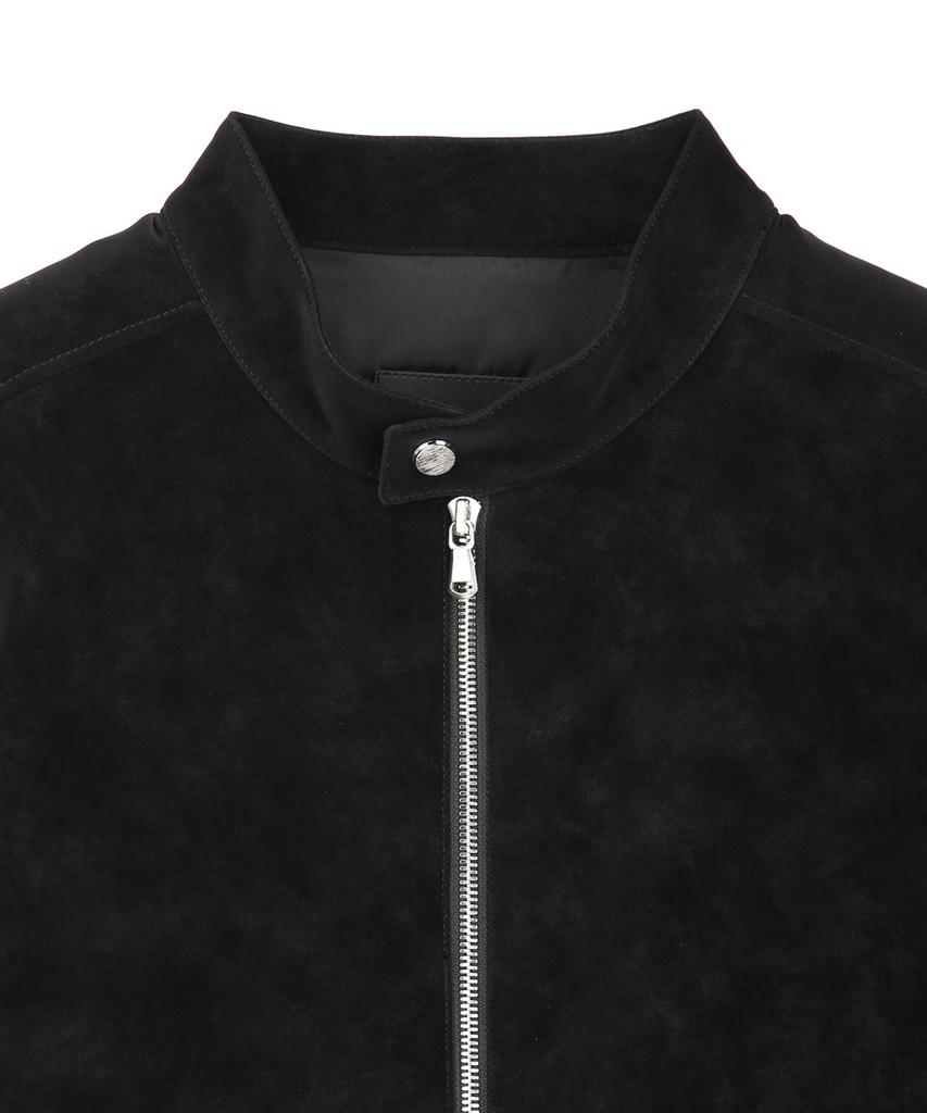 Jillstuart Newyork Men Suede Touch Band Neck Jumper - Black (Jnju6A110Bk)
