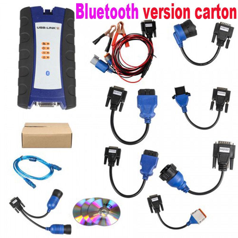 NEX IQ USB Link 2 3 Дизельный Грузовик Интерфейс 125032 диагностировать с помощью программного обеспечения Bluetooth для Сканера Тяжелых Грузовиков Диагностический Инструмент