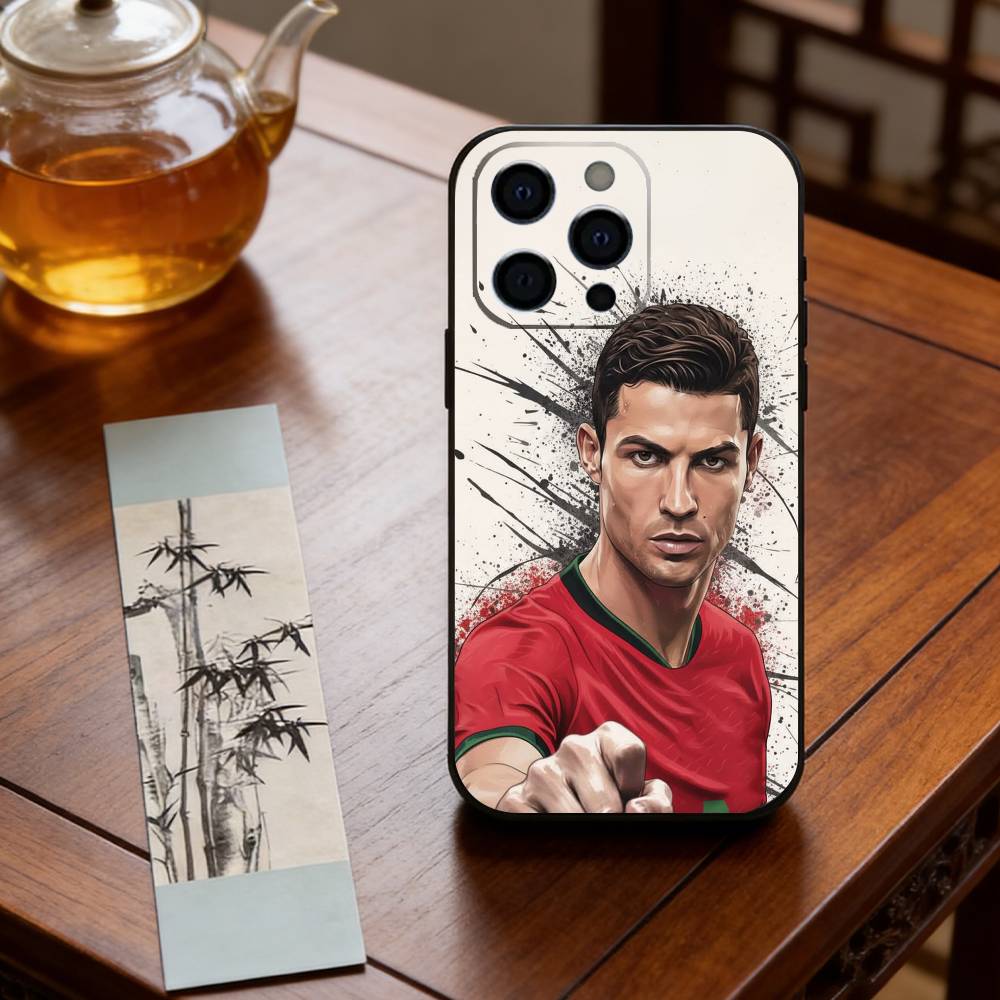 Чехол для телефона Криштиану Роналду Силиконовый Мягкий Для IPhone 17 16 15 14 13 12 11 X XR Plus Pro Max Plus