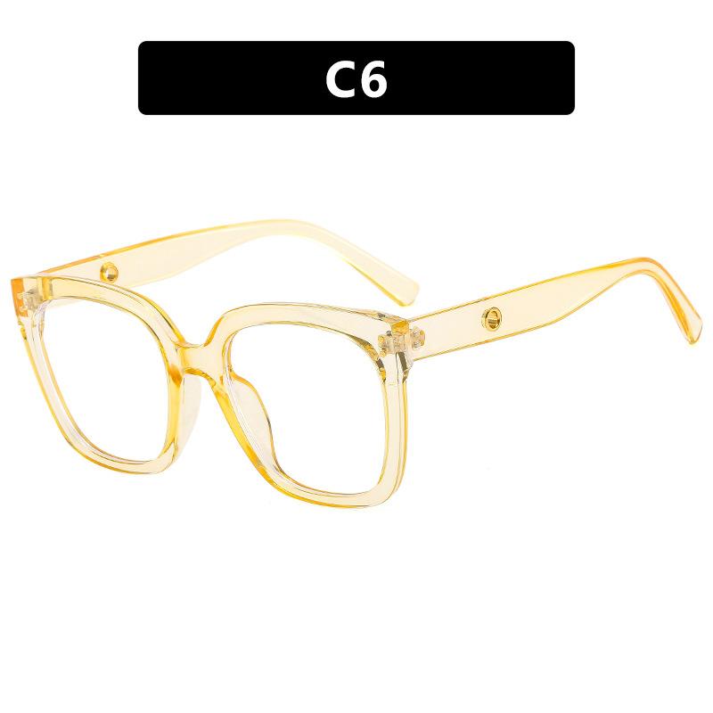 New Square Glasses Frame for Women Anti-Blue Ray Fashion Lady's Myopia Glasses Prescription Computer Glasses