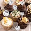 3/5/12pcs Club Disco Ball Cupcake Toppers Retro Dance Party Supplies Cake Decoration Birthday Theme