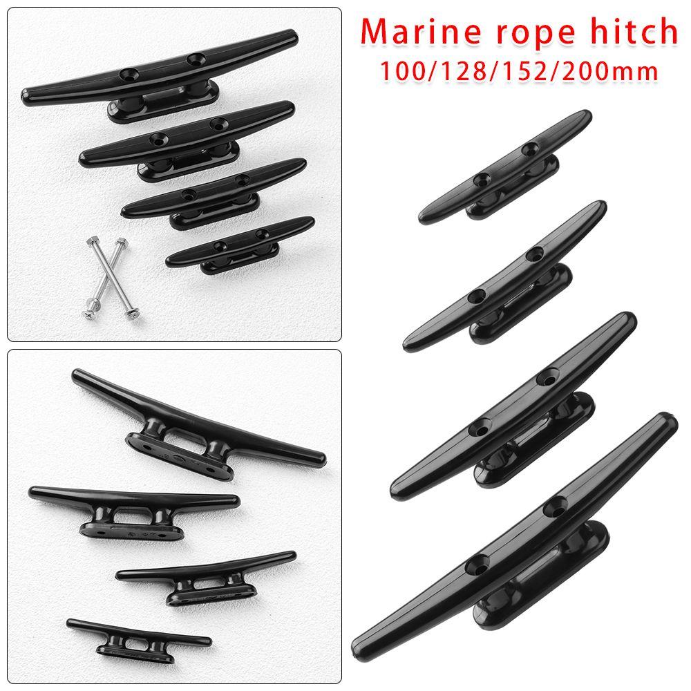 Canoe Deck Hardware 100/128/152/200mm Open Base Cleat Ship Lock Line Rope Tie Low Flat Cleat