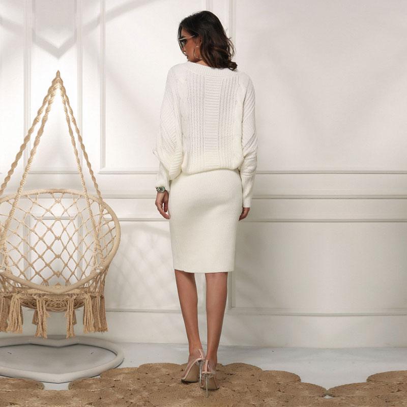 Весна-осень, короткое трикотажное платье с рукавами «летучая мышь», женское элегантное свободное платье с круглым вырезом, тонкая талия, сплошной цвет, S-XL