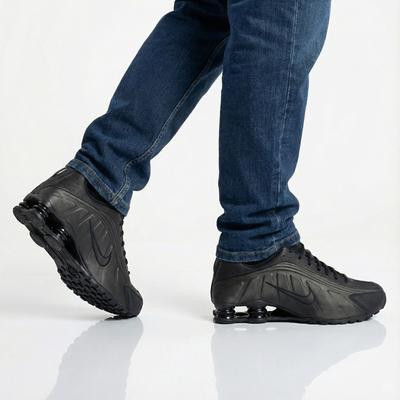 Shox R4 - Мужские кроссовки обувь Черный HQ1988-001 ОРИГИНАЛ
