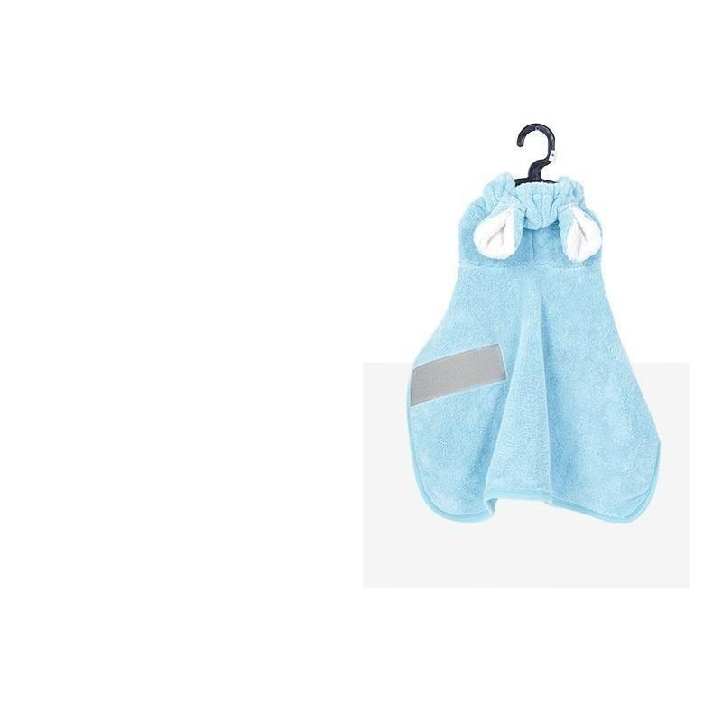 Полотенце для собаки из кораллового флиса Мягкое Дышащее Впитывающее Халат для купания питомца Халат для щенка Быстросохнущая одежда для собак Маленьких пород
