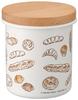 Skater Enamel Wooden Studio Ghibli Delivery Jiji Canister, 750ml, Lid, "Kiki's Service" ENC8-A