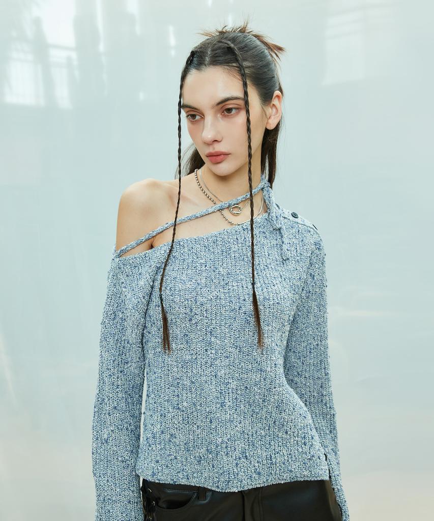 LARTIGENT L9 Mix Open Knit(Blue)