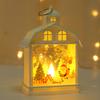Yousheng Christmas House Wind Light Нежный светодиодный ночник Снеговик Санта-Клаус Лось Элемент Создает атмосферу Окружающее освещение Подвесные украшения на окна