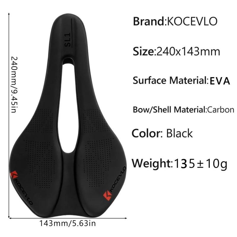 Ultra-Light Full Carbon Fiber Hollow Bicycle Saddle Road Mountain Bike Cycling Comfort