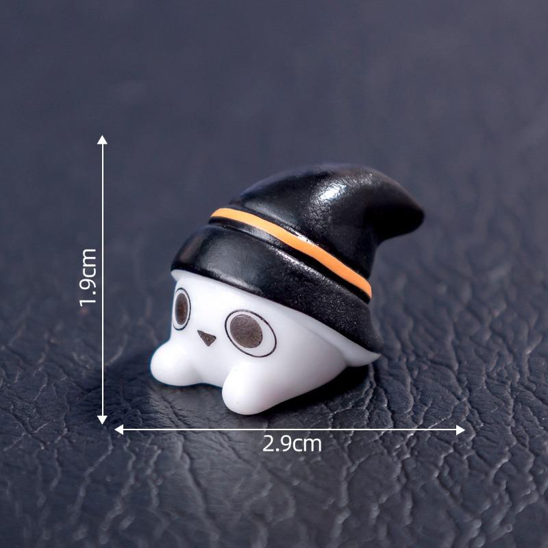 Halloween Ghost Pumpkin Figurine Micro-landscape Decorative Accessories Mini Ornaments