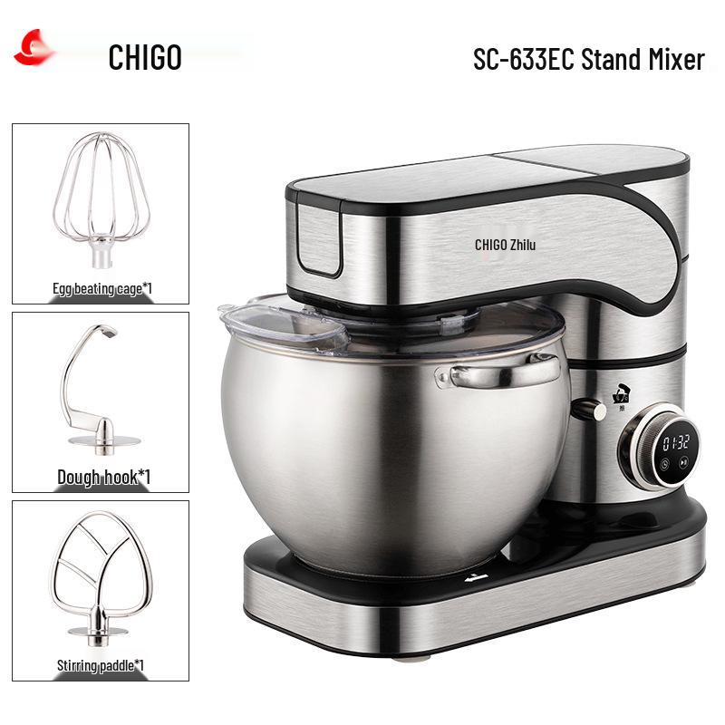10L Multifunctional Chef Machine: Dough Mixer, Stand Mixer & Egg Beater for Home & Commercial Use