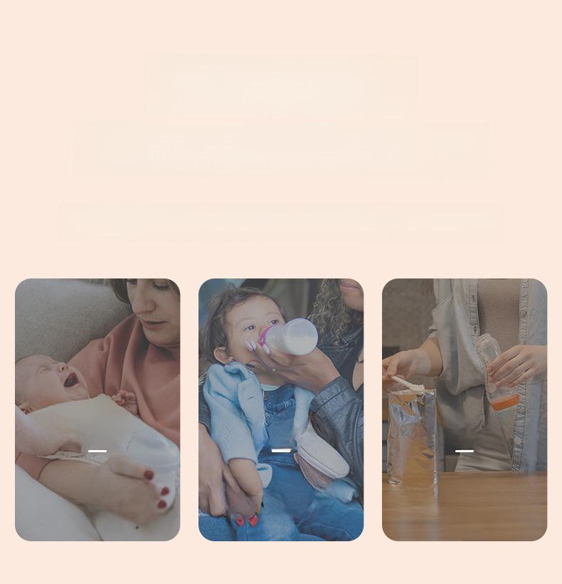 Портативный чехол для детской бутылочки с изоляцией и подогревом