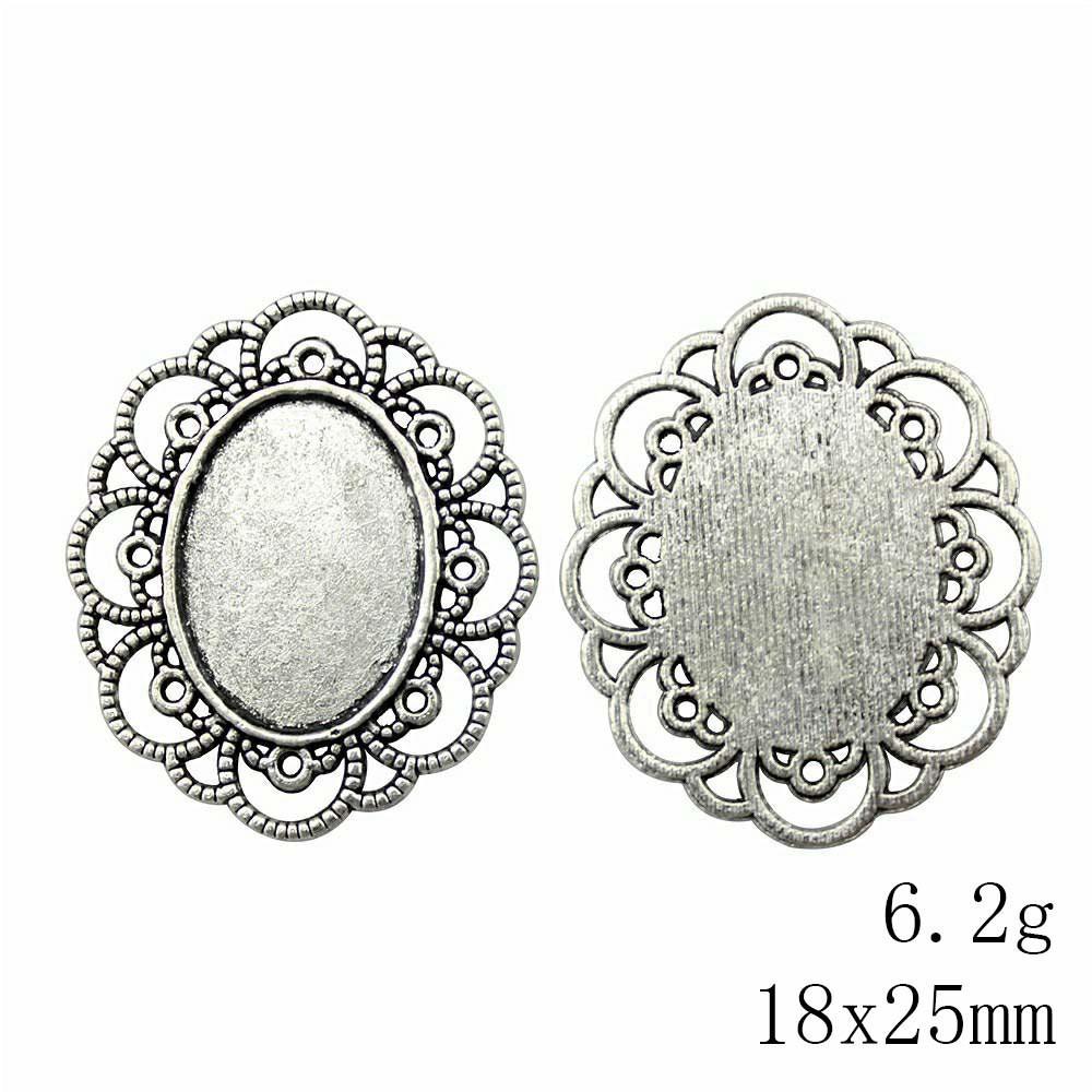 Подарки для женщин Ювелирные изделия и аксессуары Овальный стеклянный кабошон Подставка Поднос для установки Безель Аксессуары Детали DIY Аксессуары