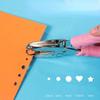 Loose-leaf Paper Manual Hole Punch Matal Round Hear Star Hole Puncher Paper Scrapbooking DIY Hole-punching Perforating Machine