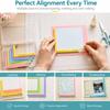 With Storage Case Paper Craft Alignment Guide Color-Coded Card Positioning Tool  Paper Crafting