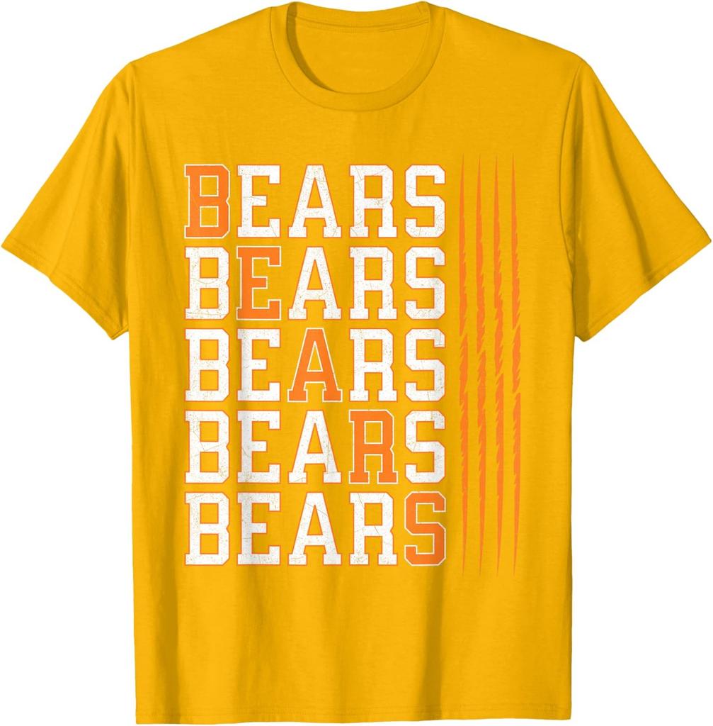 Vintage Bears Inspirational Athletic Bear Lover Fun Unisex T-Shirt