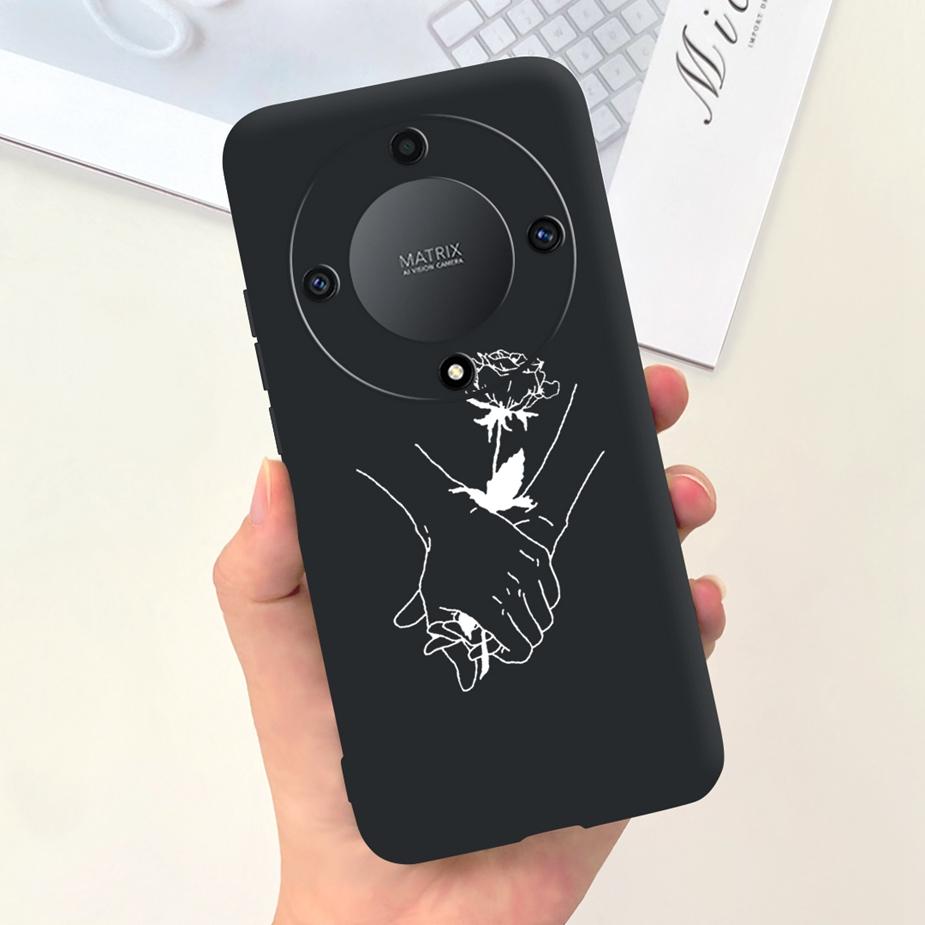 Чехол для Honor Magic6 Lite Чехол для Honor X9b Красивые Девушки Подсолнух Мягкий Силиконовый Чехол для Телефона Для Honor Magic6 Lite HonorX9b Бампер