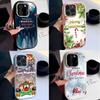 N106 Happy New Year Christmas мягкие чехлы для телефонов iPhone 16 Pro Max Xiaomi 11 Lite 5G NE Redmi 13C Note 11s рамка с покрытием защитная задняя крышка для камеры