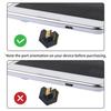 Duttek 8K Мини HDMI Папа на HDMI Мама 180 Градусов 48 Гбит/с со Светодиодной Подсветкой для 1 Упаковки Г-образный Адаптер, Адаптер, Камера, Проектор,