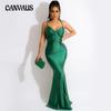 Solid Colour Sexy Halter Wrap Backless Strappy Tight Long Dress Dress for Women Party Dress Evening Gown