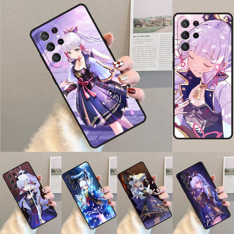 Чехол для телефона Genshin Impact Kamisato Ayaka из силикона для Samsung Galaxy note 10 pro S26 S24 S23 S22 S21 Plus S25Ultra Capa Cover