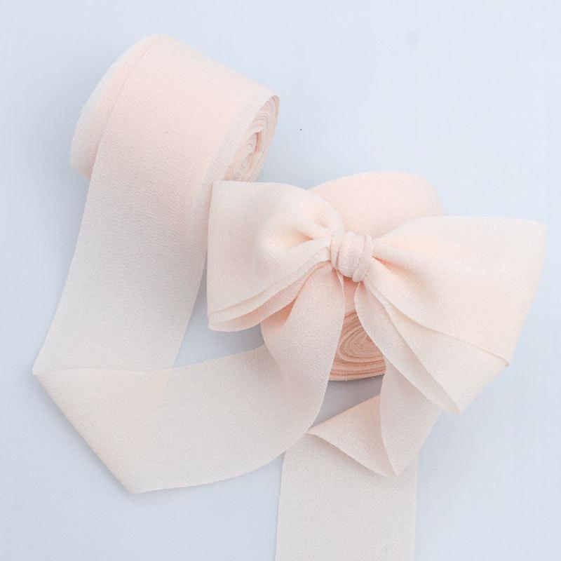 4 см снежная текстильная лента прозрачная сетчатая лента головной убор повязка для волос бант материал цветная лента лента свадебный подарок бант из ленты своими руками цветок ручной работы