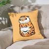 Funny Cute HFat TigerS Throw Pillow Covers Pattern Cushion Cover Suitable For Sofa Bedroom Car Pillow Cover