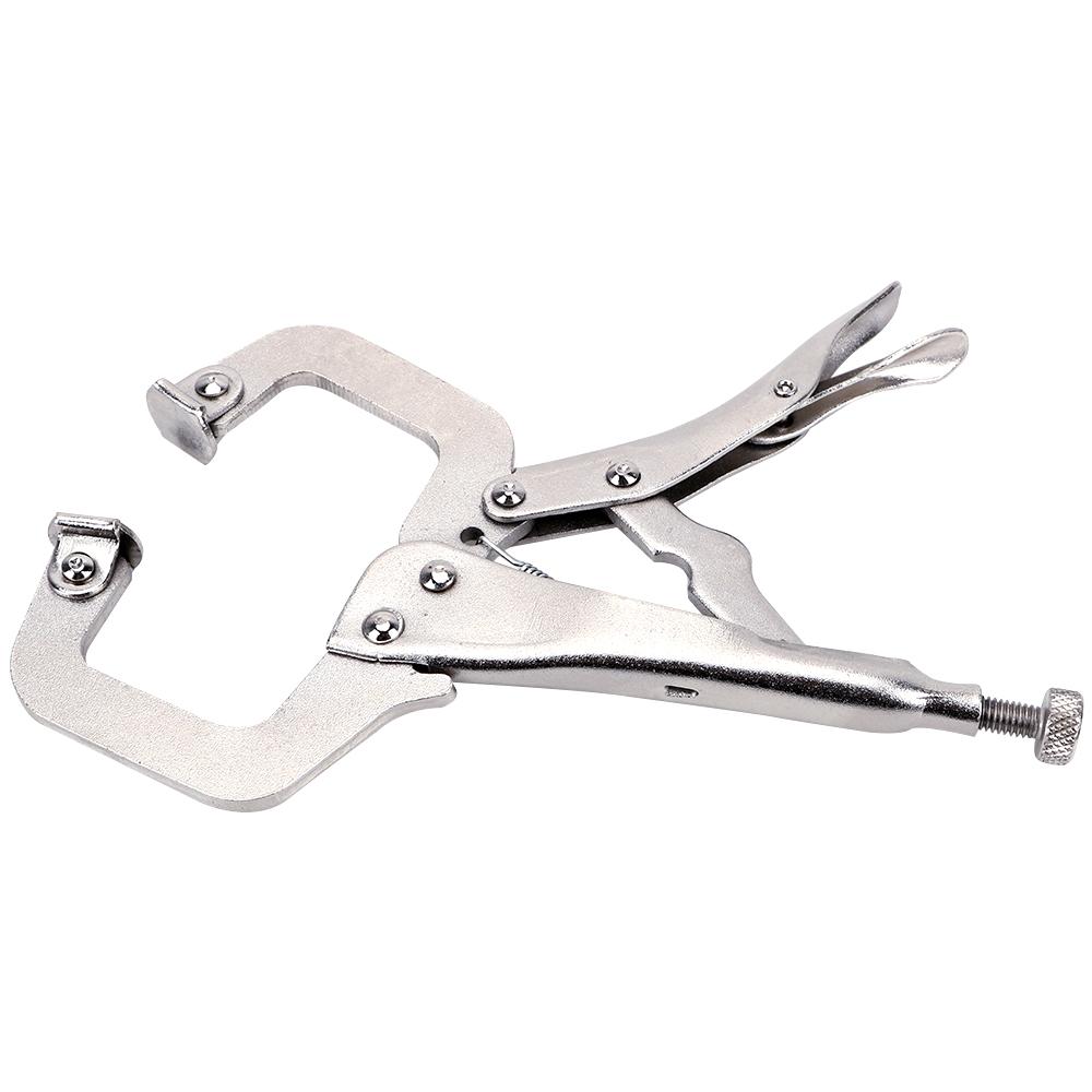 C Clamp Weld Clip Woodwork  Fix Plier  Pad Wood Work  Alloy Steel  Hand Tool Pincer Tong Tenon Locator