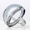 Modern Creative Crystal Ring Ornaments Soft Decoration Model Room Sales Department Living Room Art Round Buckle Light Luxury Decorations