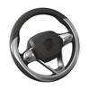 Удобный чехол-защита на руль 15 дюймов из синтетической кожи с противоскользящим дизайном. Идеально подходит для длительных поездок в автомобилях, внедорожниках