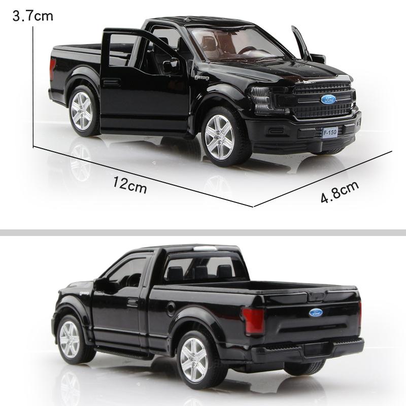 Ford F150 SVT Raptor 2018 Пикап Симулятор Литье под давлением и Игрушечные Транспортные Средства Машинка с инерционным механизмом и открывающимися дверями RMZ city 1:36 Коллекционных Моделей из Сплава