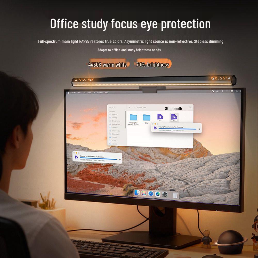 Светодиодная настольная лампа полного спектра с антибликовым покрытием, высоким индексом цветопередачи Ra95 и защитой глаз
