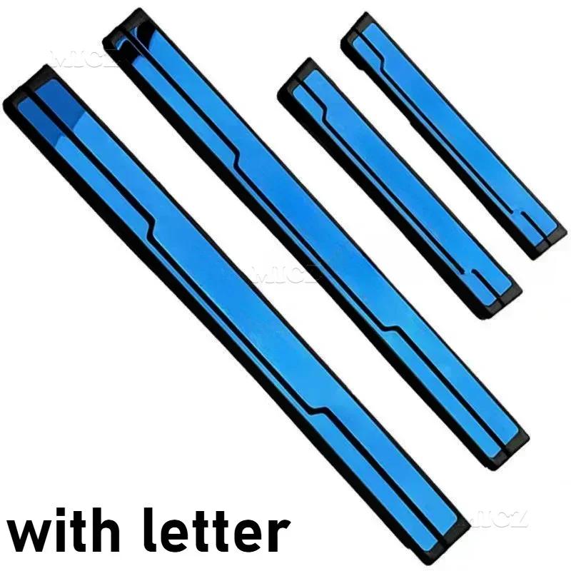 For Nissan ARIYA Accessory Stainless Chrome Car Door Sill Kick Plate Guard Pedal Protector Styling