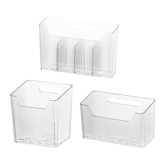 Kitchen Cabinet Door Storage Box 7kg Load Capacity Easy To Install Self-Adhesive Wall Mounted Kitchen Cupboard Organizer