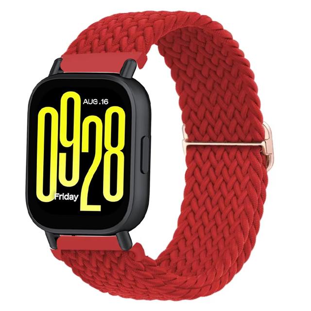 Плетеный solo loop ремешок для Redmi watch 5 active Аксессуары для умных часов сменный ремень браслет correa Redmi watch 5 lite Ремешок