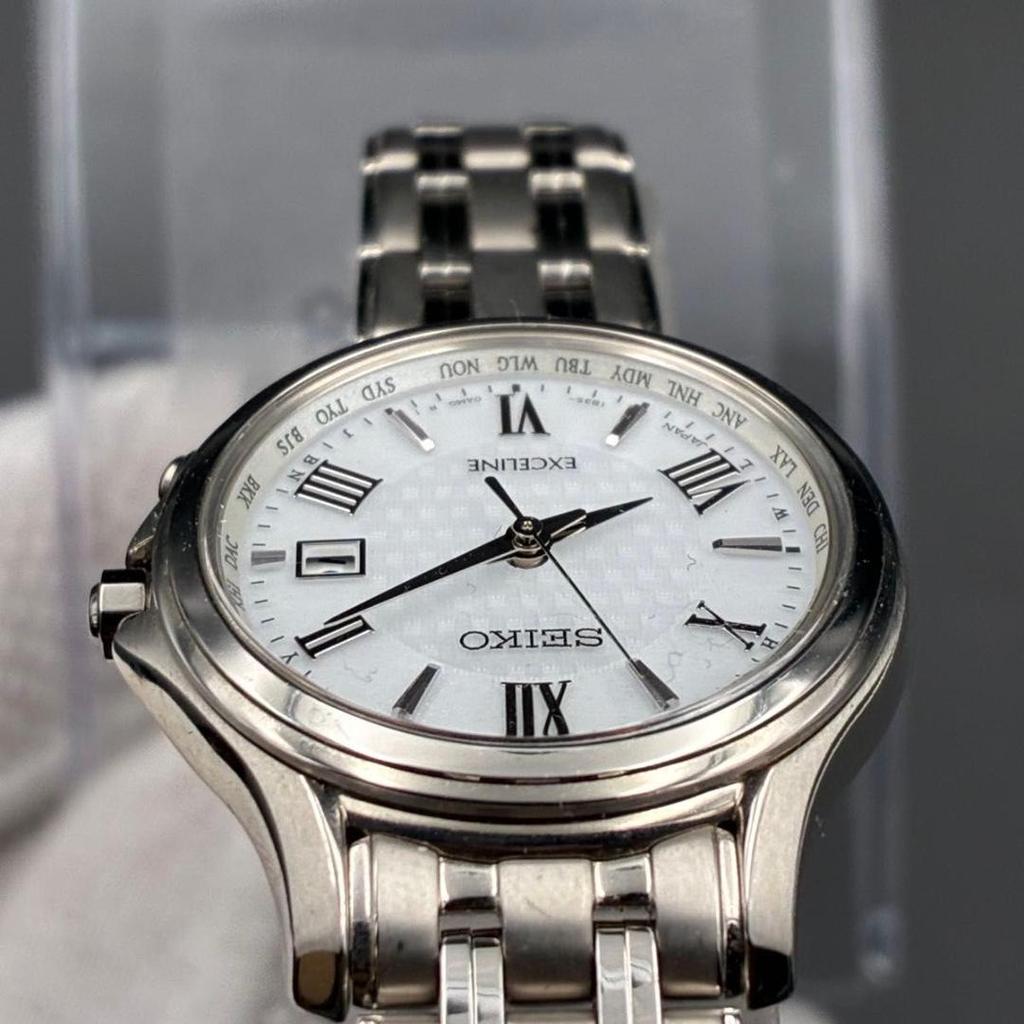 [USED] SEIKO Exceline 1B35-0AE0 Date Dolce
