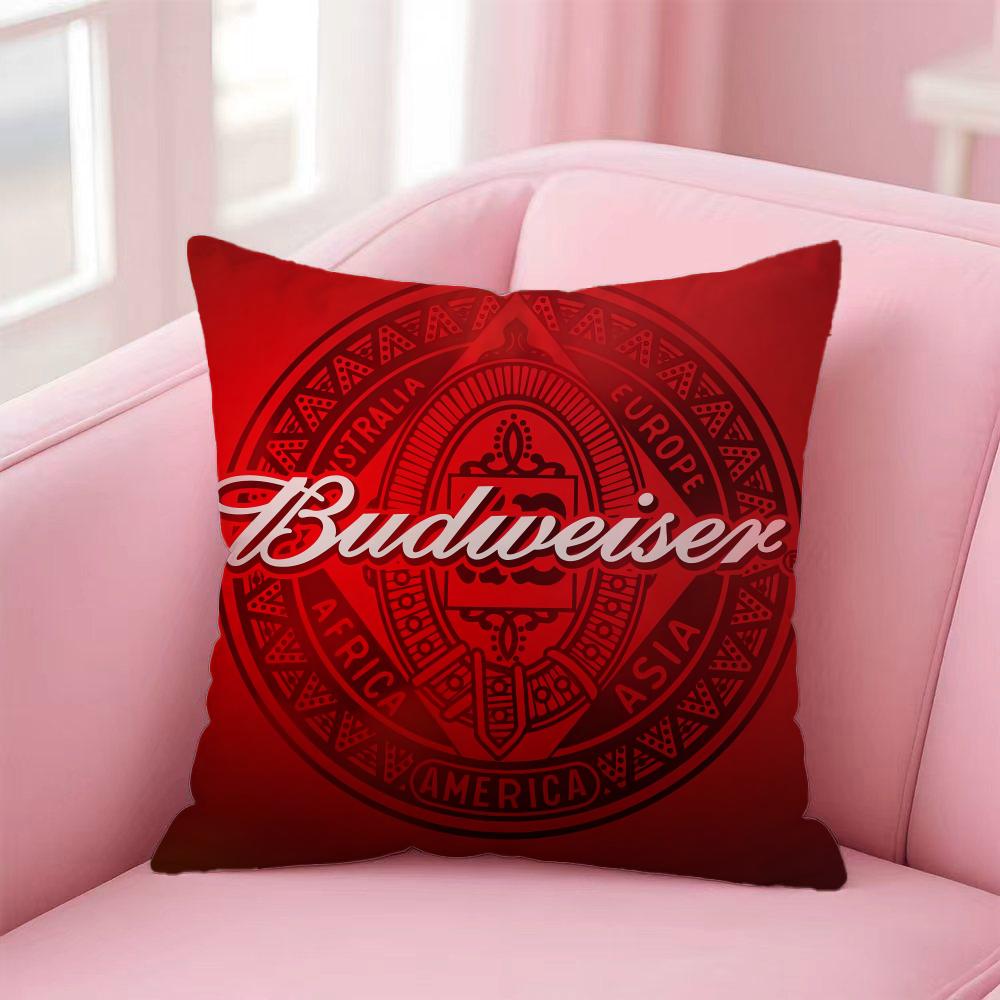 Hot BBudweseres Cushion Cover Premium SkinFriendly Pillow Case MultiPurpose for Home Office Travel