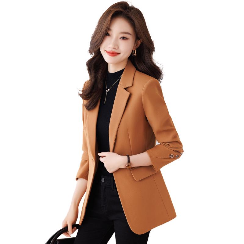 Zihong 2024 Женский приталенный универсальный пиджак высокого класса для весны и осени
